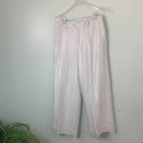 LAUREN RALPH LAUREN 100% LINEN DRESS PANTS SIZE 8 - Picture 1 of 10
